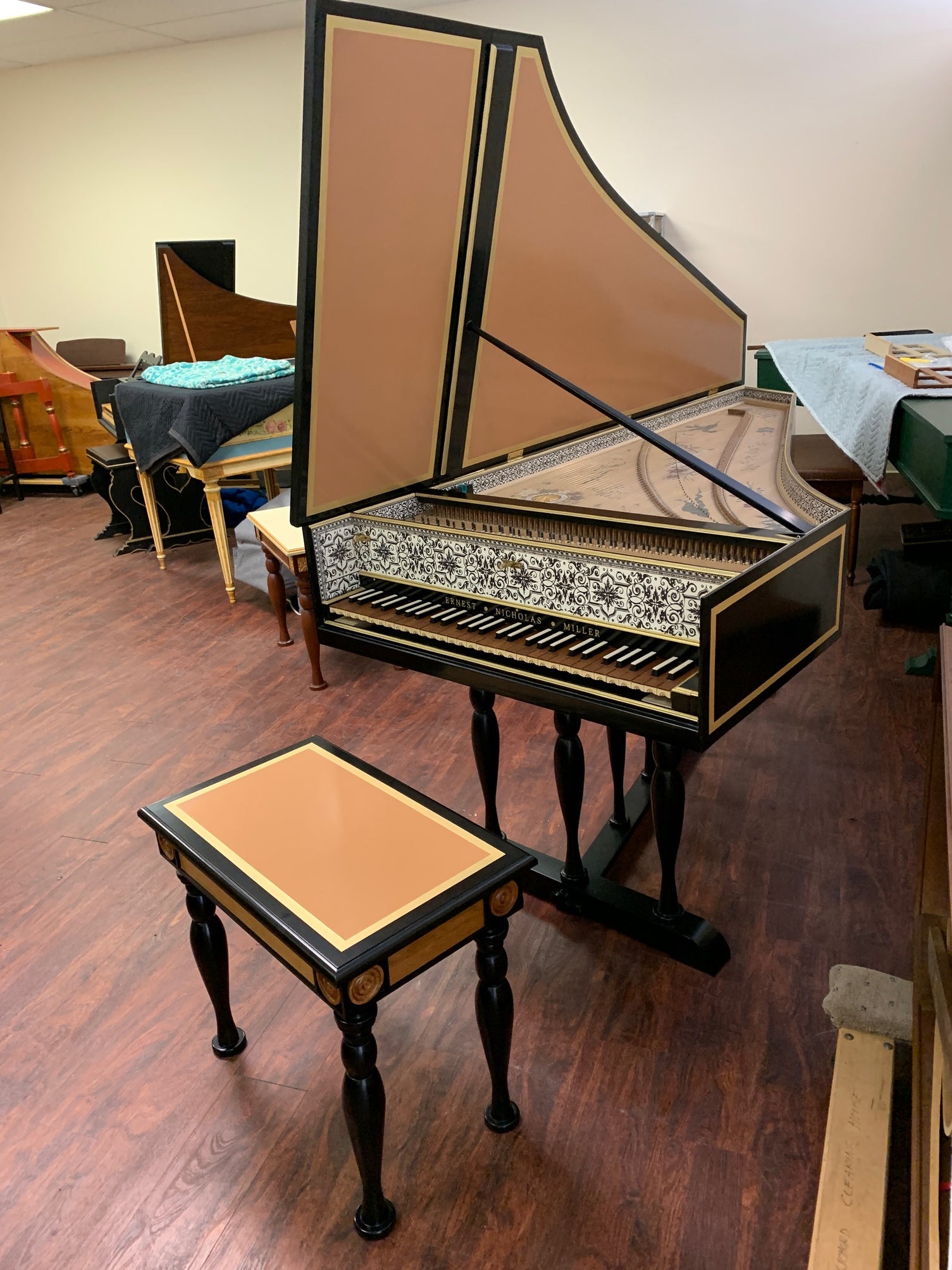 Flemish Single by Ernest Miller 2023 Harpsichord Clearing House