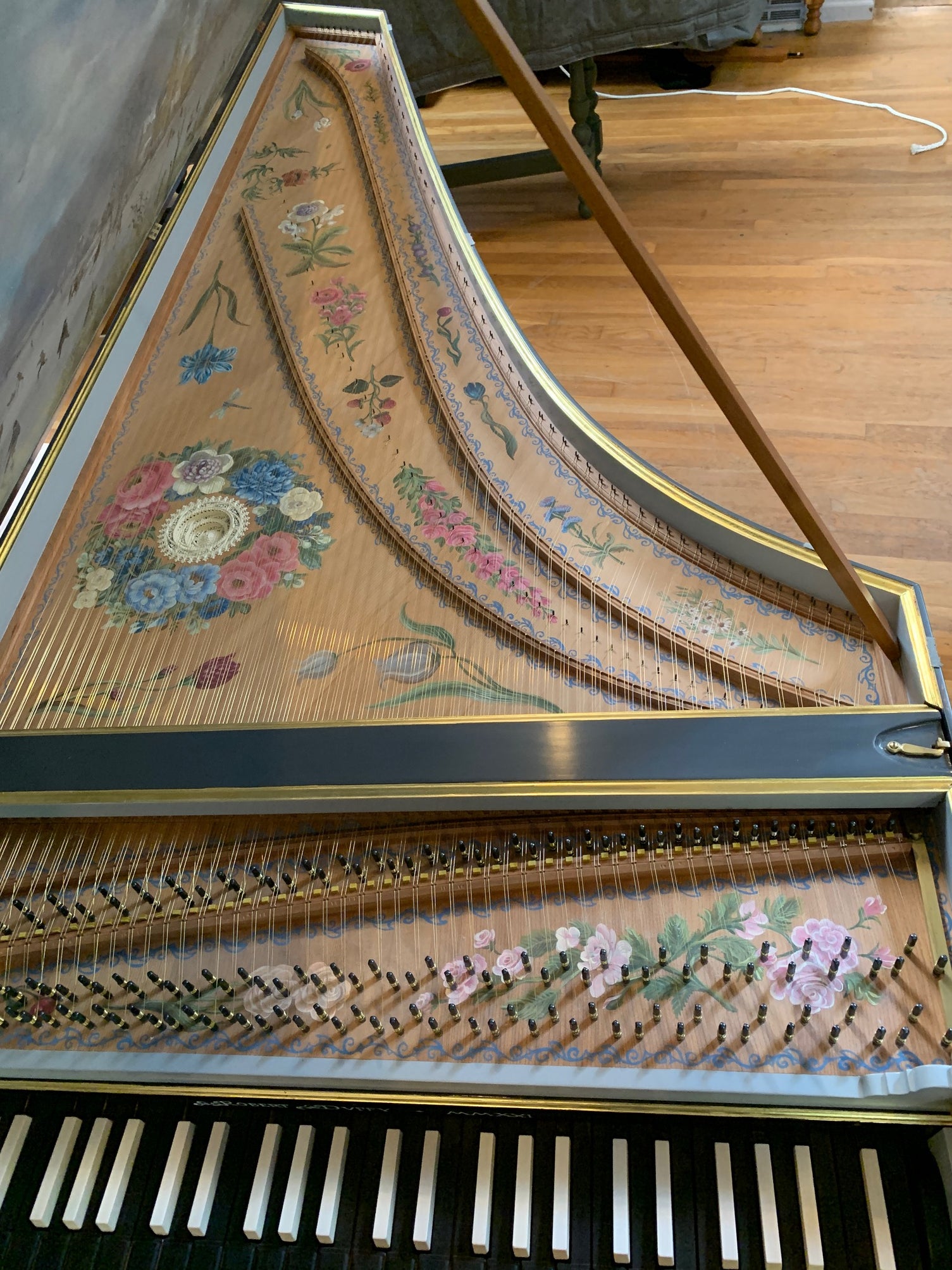 17th Century French Double by Duffy. ~ Sold ~ – Harpsichord Clearing House