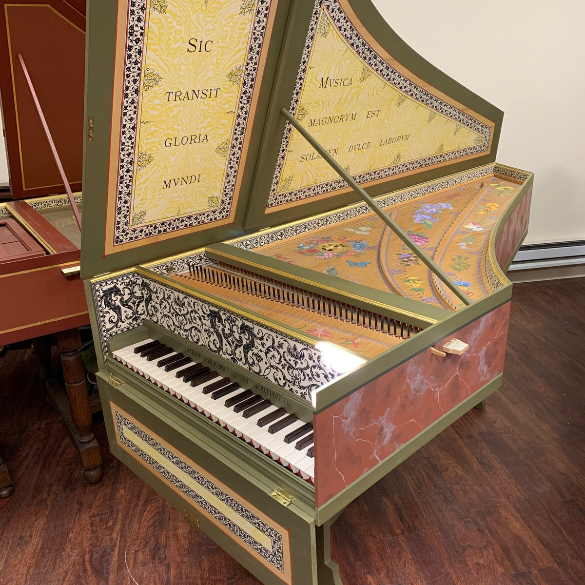Flemish Single after Ruckers by Brodersen – Harpsichord Clearing House