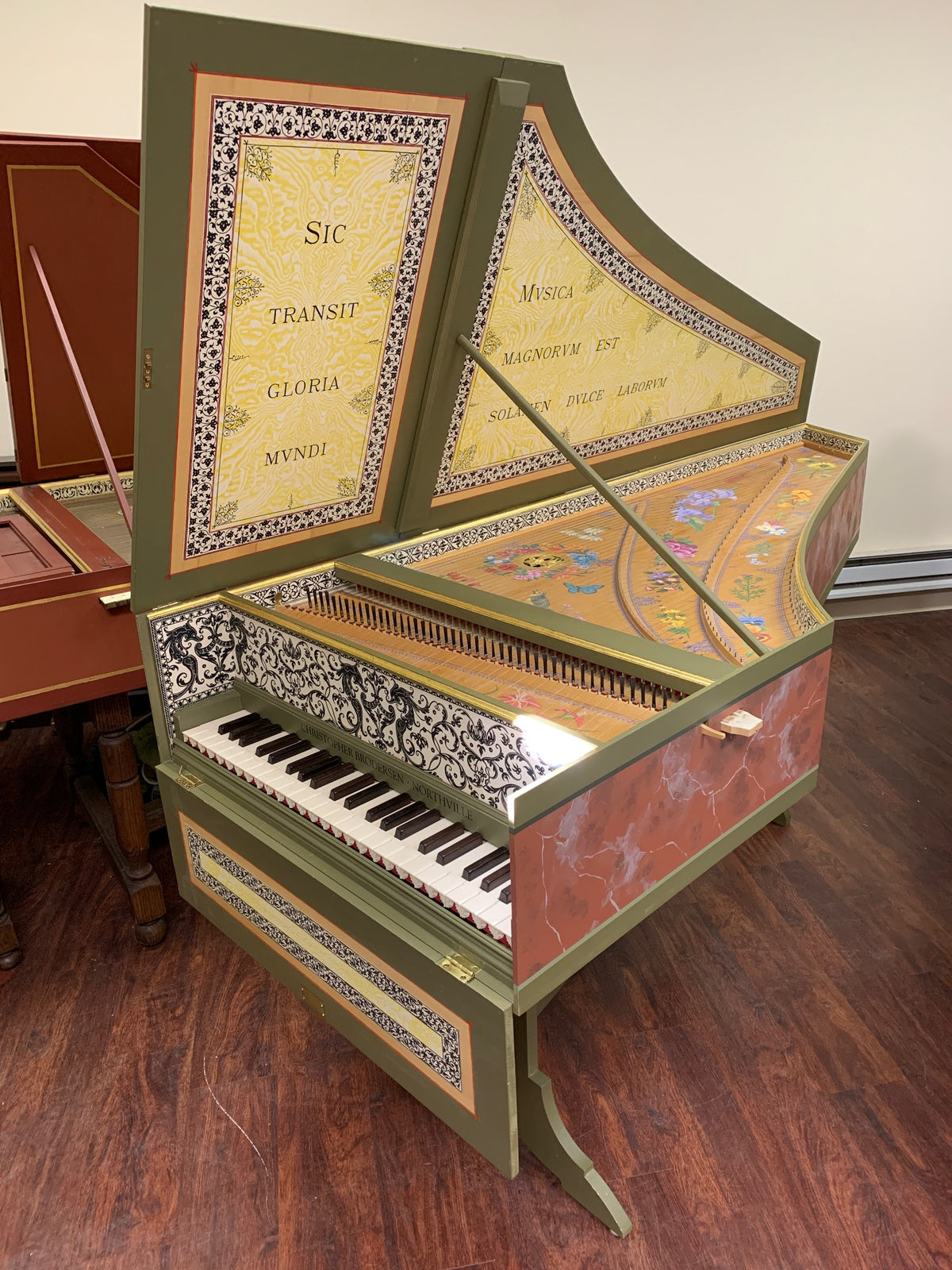Flemish Single after Ruckers by Brodersen – Harpsichord Clearing House