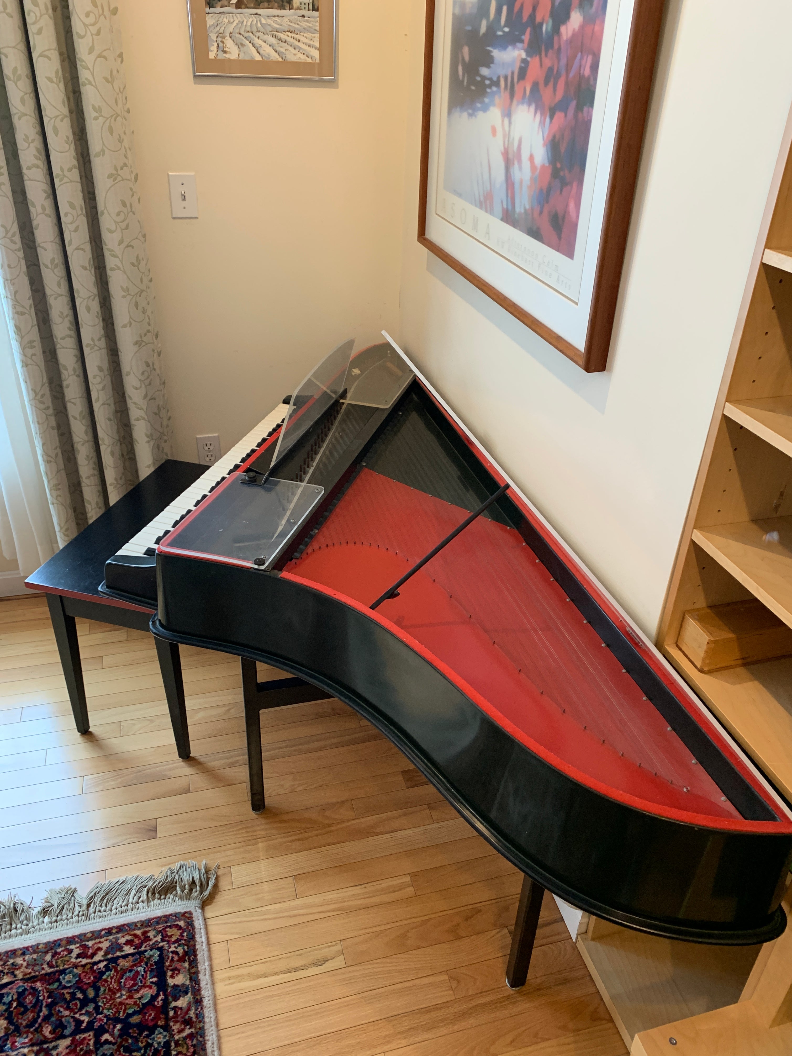 Spinet Instrument Instrument Guild Spinet, 1974. ~ Sold ~ – Harpsichord Clearing House