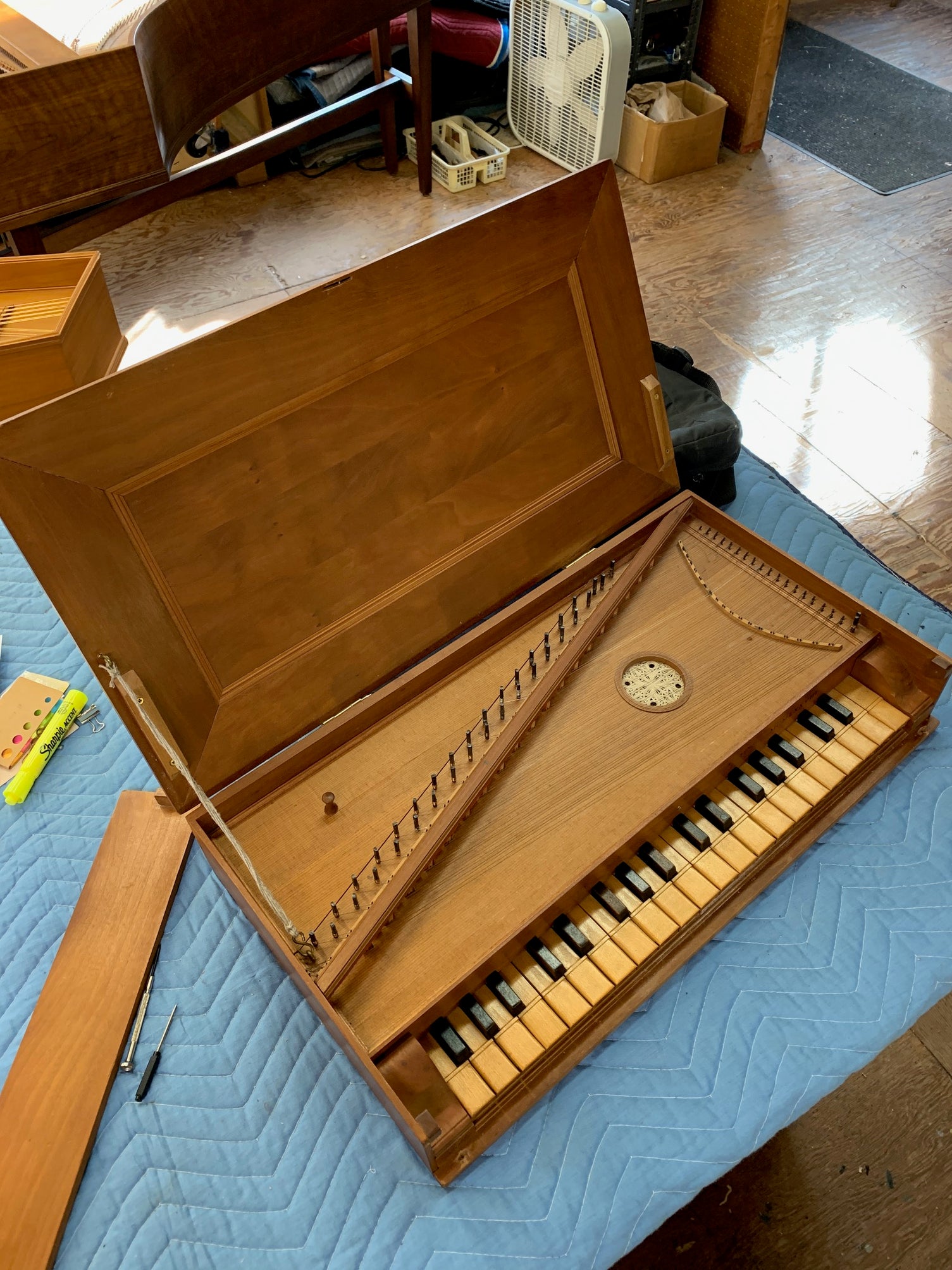 Octave Spinet by John Watson ~ Sold ~ – Harpsichord Clearing House