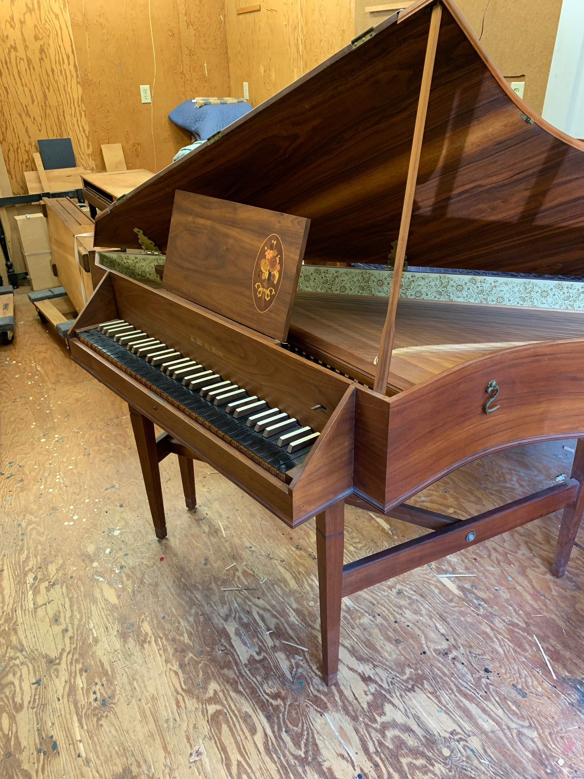 Spinet by Bradley Benn ~ Sold ~ – Harpsichord Clearing House