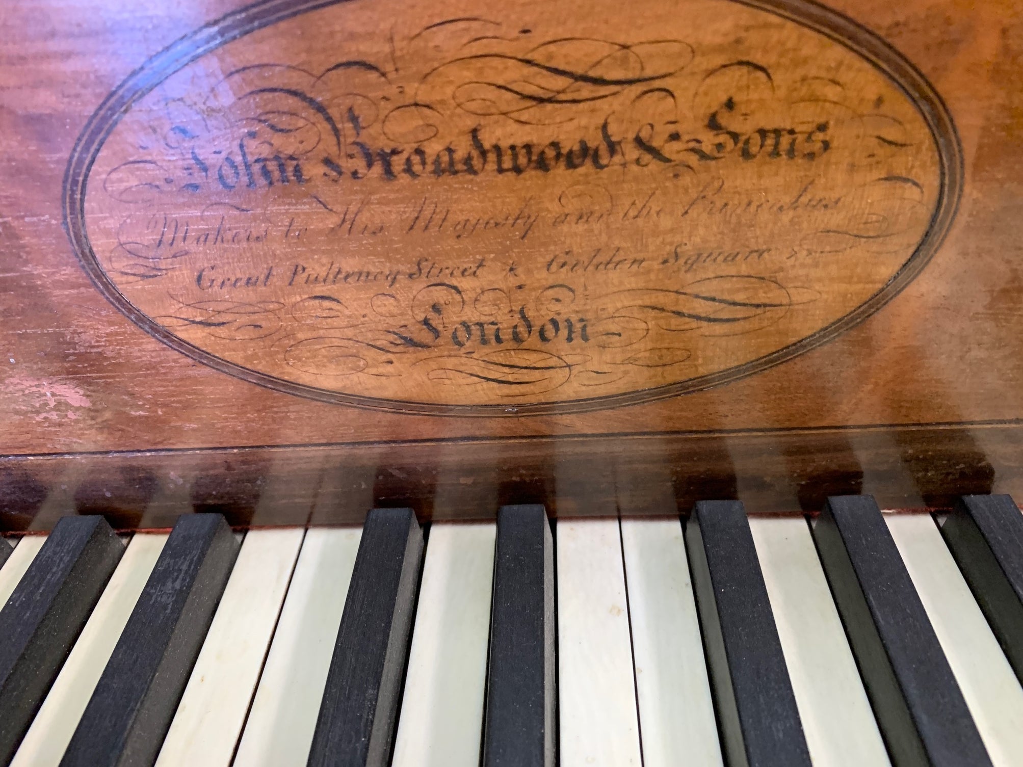 John Broadwood Grand ca. 1805 Harpsichord Clearing House