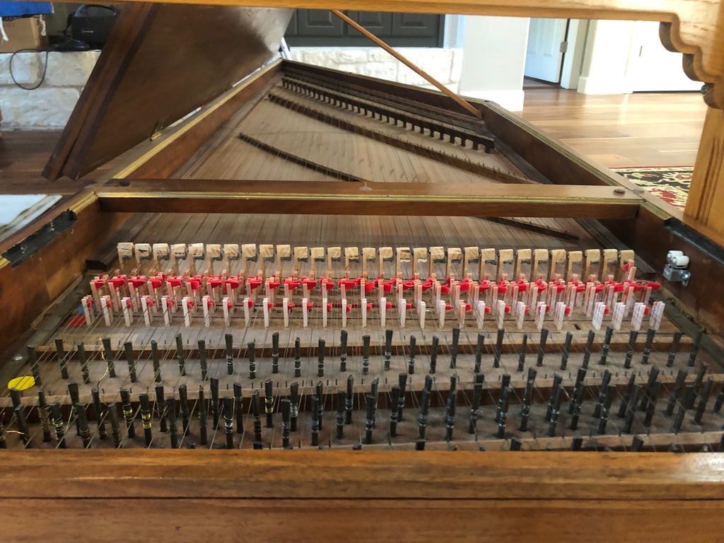 pedal harpsichord Pedal Harpsichord by Byron Carroll, 1985. ~ Sold ~ – Harpsichord Clearing House